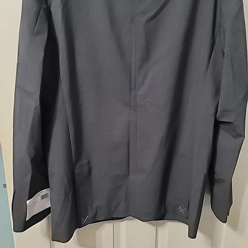 Cole Haan Men's Wool Blend Slim‎ Fit Stretch Sports Coat Charcoal 44L NWT $495